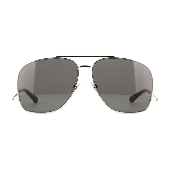 SAINT LAURENT サングラス SL653LEON-001 SILVER/GRAY Saint Laurent SL 653 LEON 001 - Silver Sunglasses for Woman